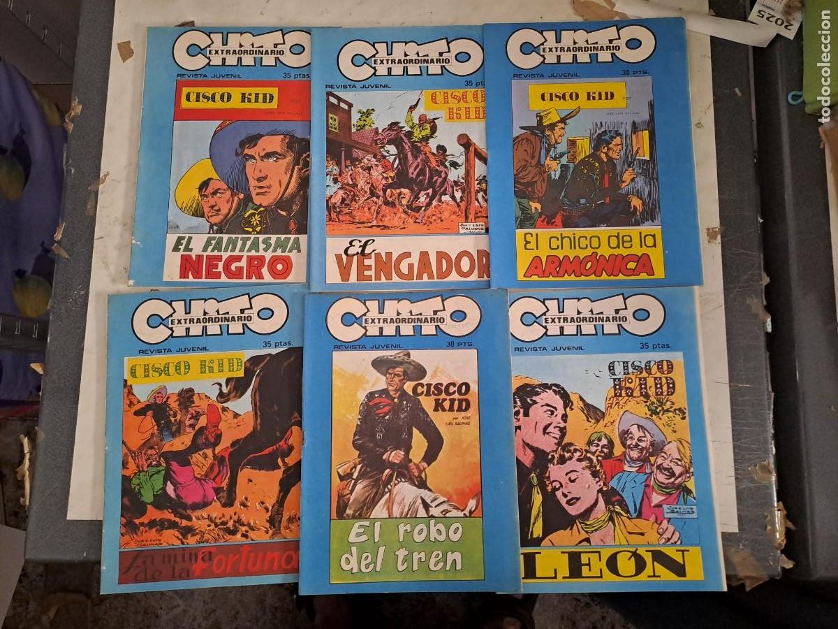 C&oacute;mics: Chito extraordinario, Cisco kid 6 n&uacute;meros, en muy buen estado Bolsa DA