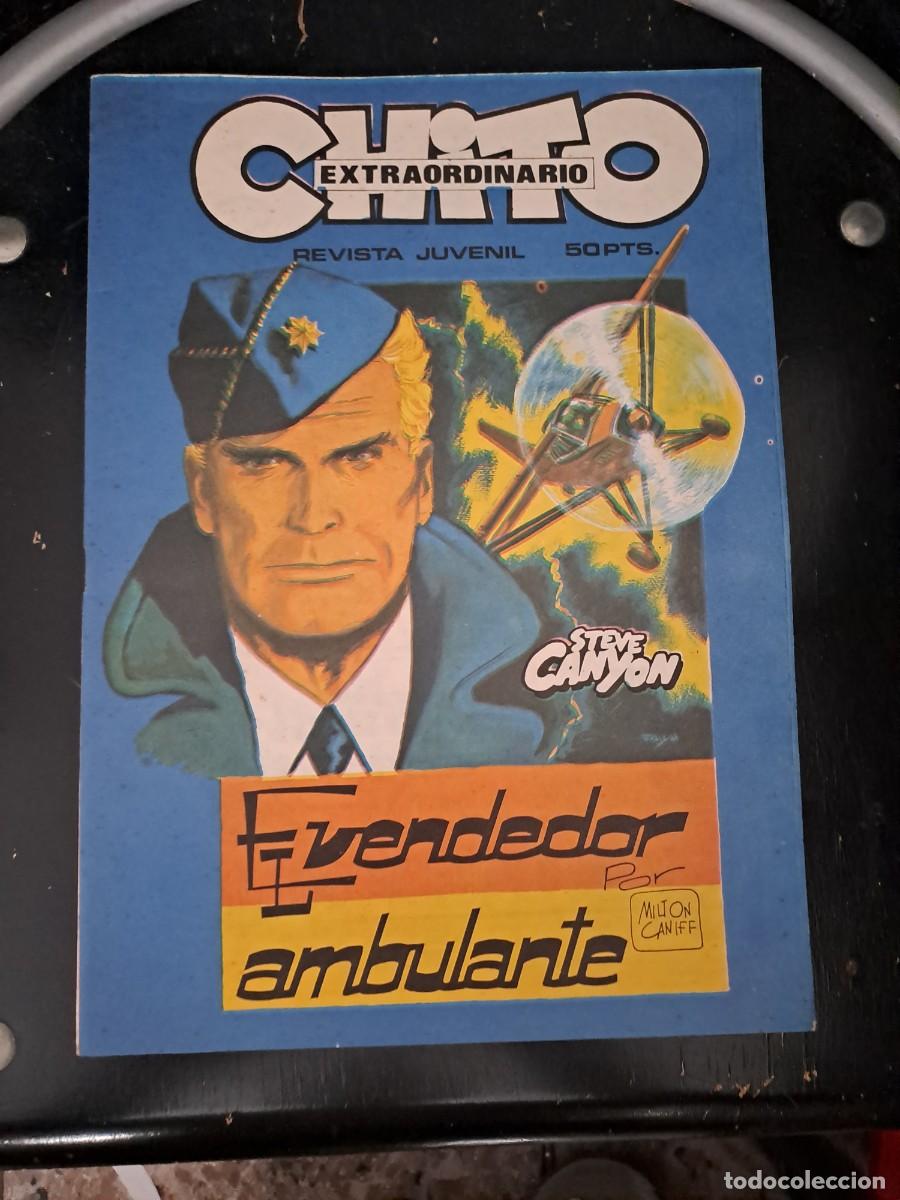 C&oacute;mics: Chito extraordinario, Steve Canyon, el vendedor ambulante, en muy buen estado Bolsa DA