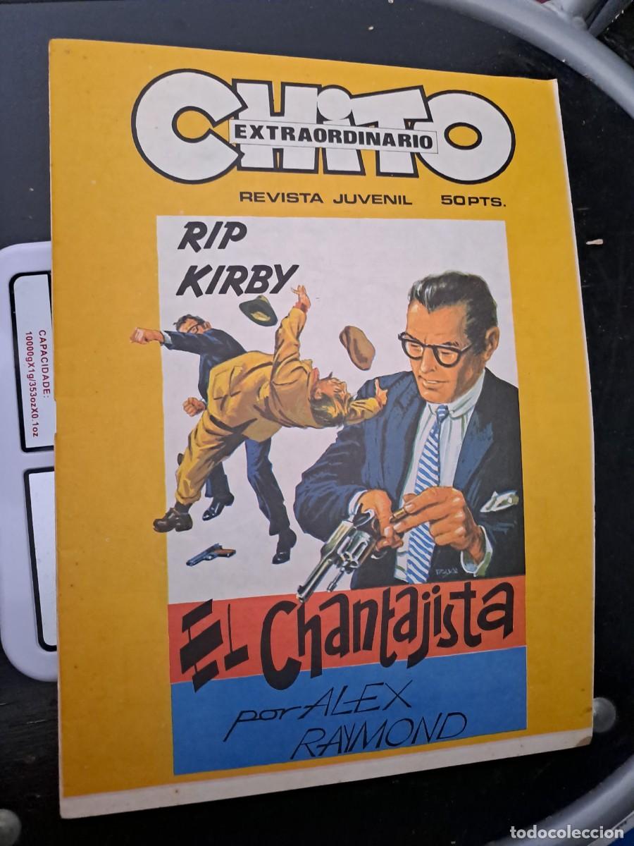C&oacute;mics: Chito extraordinario, Rip Kirby, el chantajista, en muy buen estado Bolsa DA