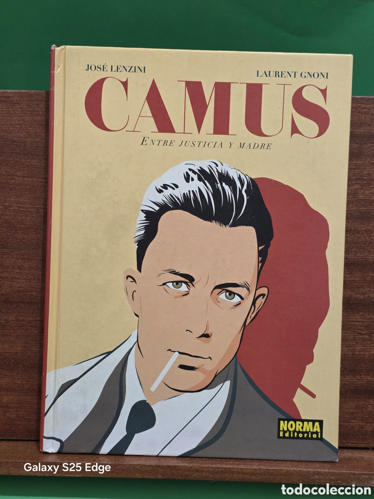 C&oacute;mics: &rdquo;&rdquo;CAMUS, ENTRE JUSTICIA Y MADRE&rdquo;&rdquo;...JOSE LENZINI Y LAURENT GNONI...NORMA EDITORIAL...2017...