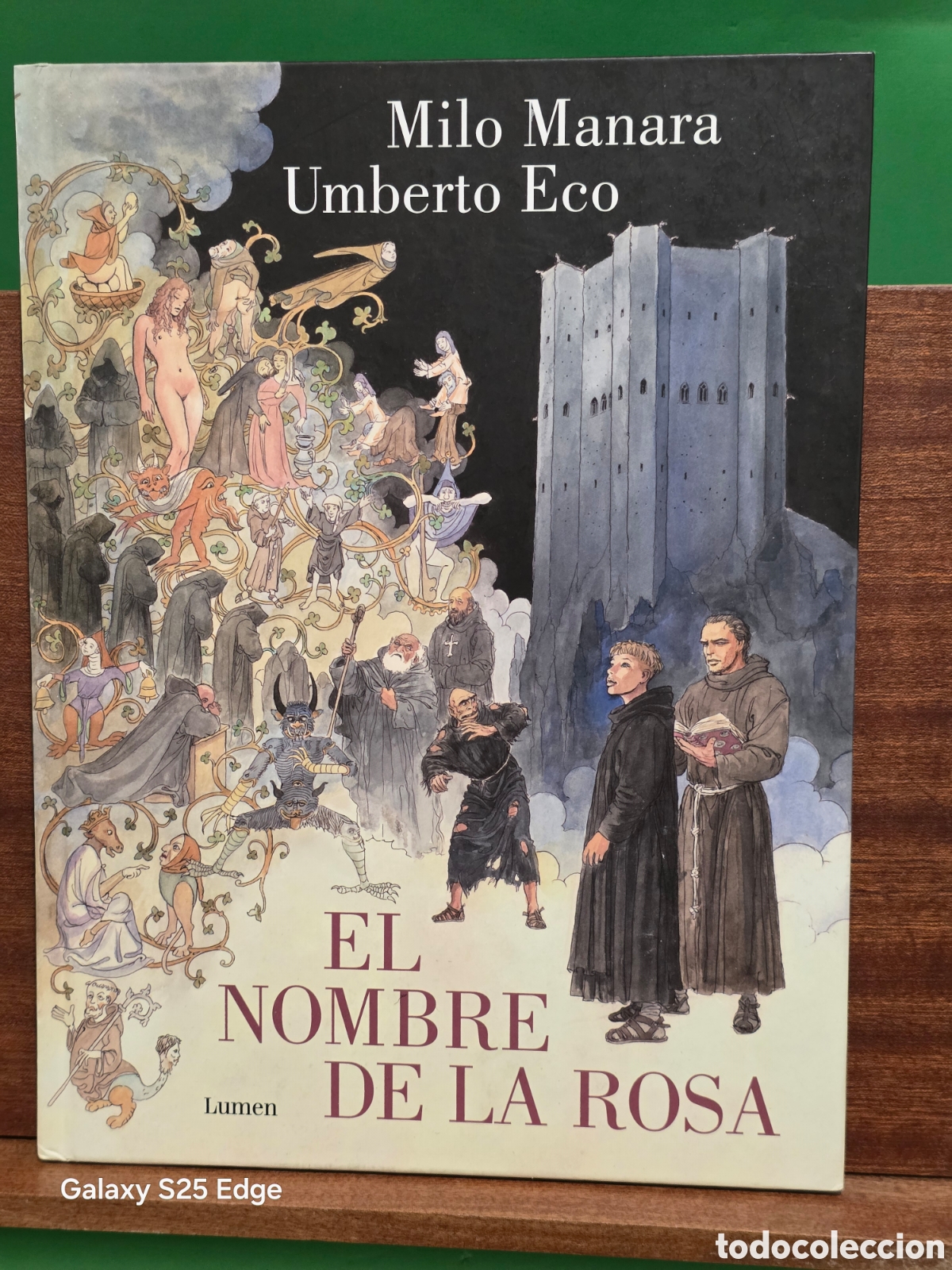 C&oacute;mics: &rdquo;&rdquo;EL NOMBRE DE LA ROSA&rdquo;&rdquo;...VOLUMEN 1 DE 2...MILO MANARA Y UMBERTO ECO...LUMEN...2023...