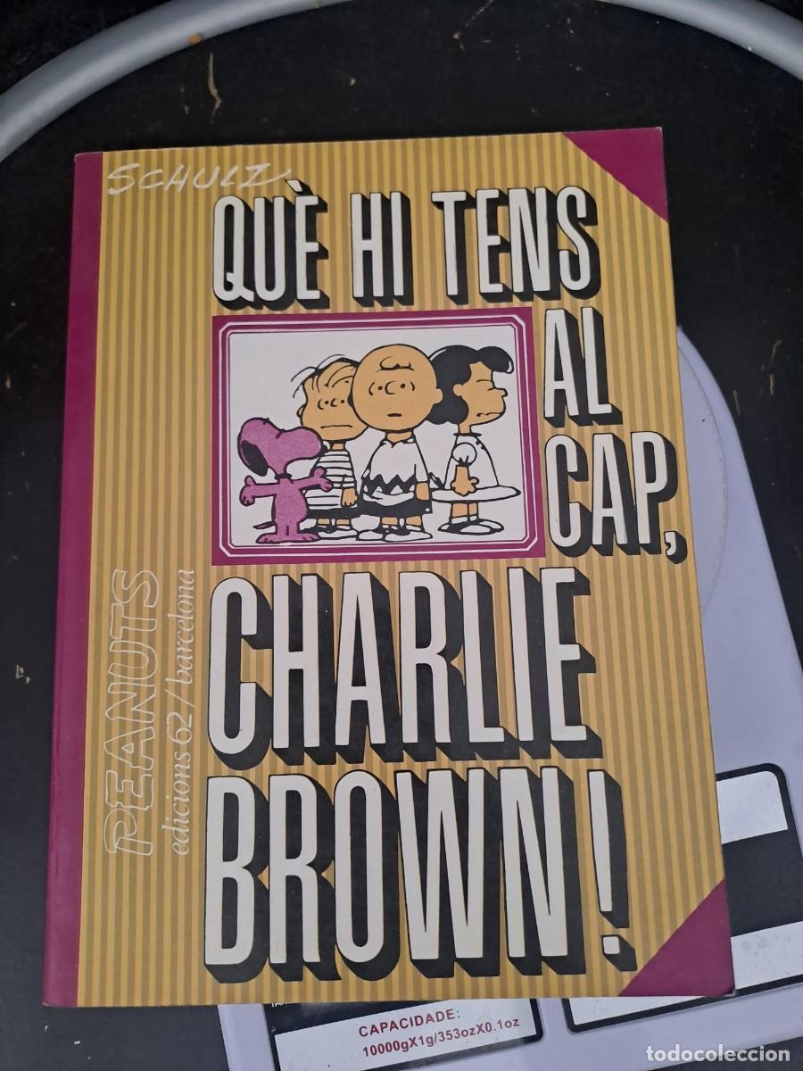 C&oacute;mics: Charlie Brown 19, que hi tens al cap, edicions 62 en buen estado Bolsa DA