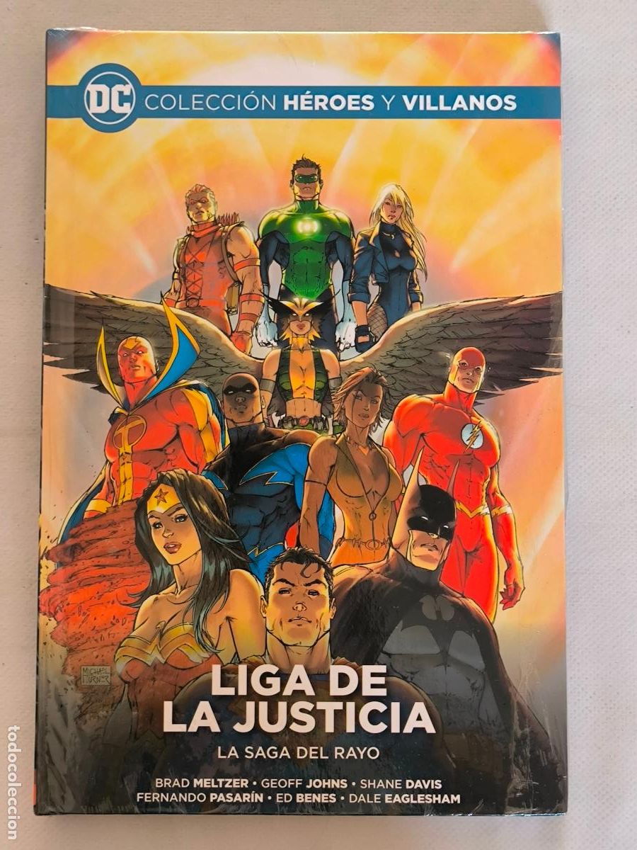 C&oacute;mics: LIGA DE LA JUSTICIA - LA SAGA DEL RAYO - DC - SALVAT ECC - TAPA DURA - NUEVO, PRECINTADO (356Aw)