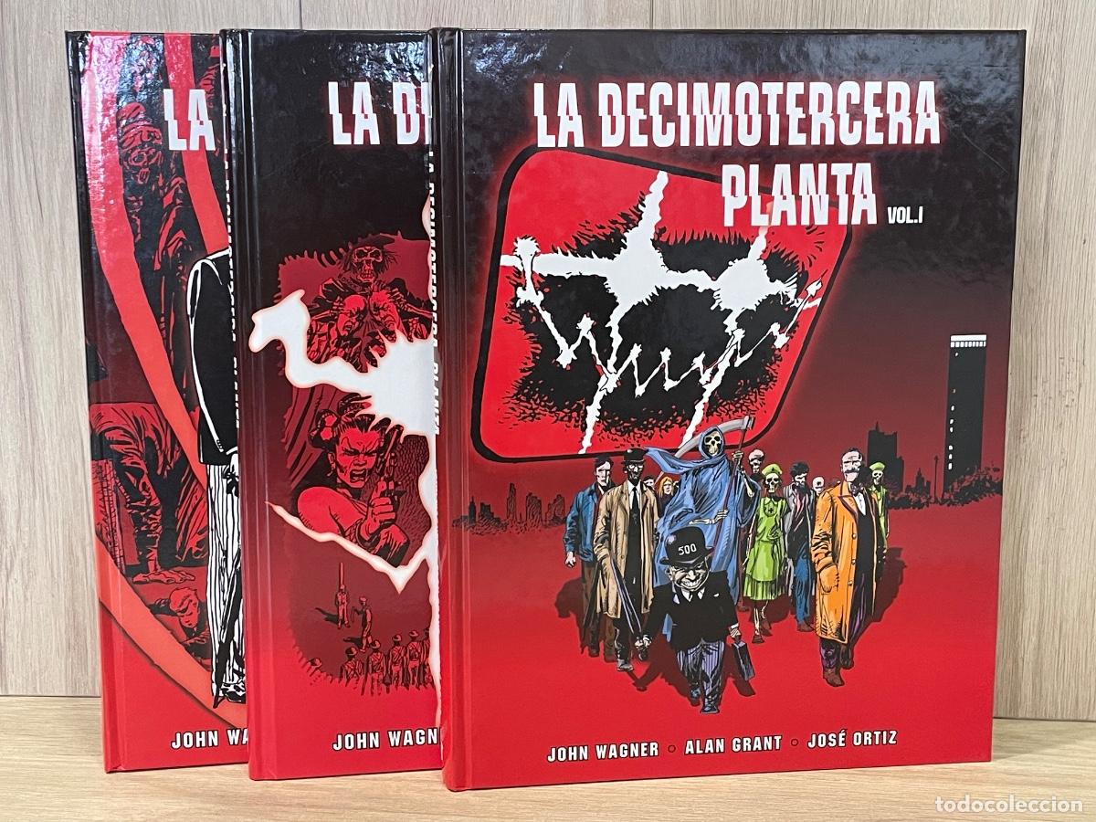 C&oacute;mics: La decimotercera planta / Completo 3 vol&uacute;menes / Dolmen / Jos&eacute; Ortiz, John Wagner, Alan Grant