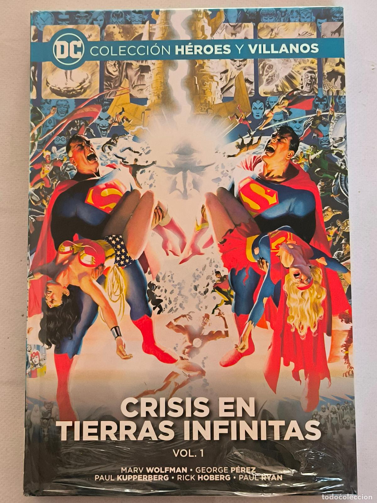 C&oacute;mics: CRISIS EN TIERRAS INFINITAS VOL. 1 - COLECCION HEROES Y VILLANOS - DC - ECC - TAPA DURA - NUEVO (I2)