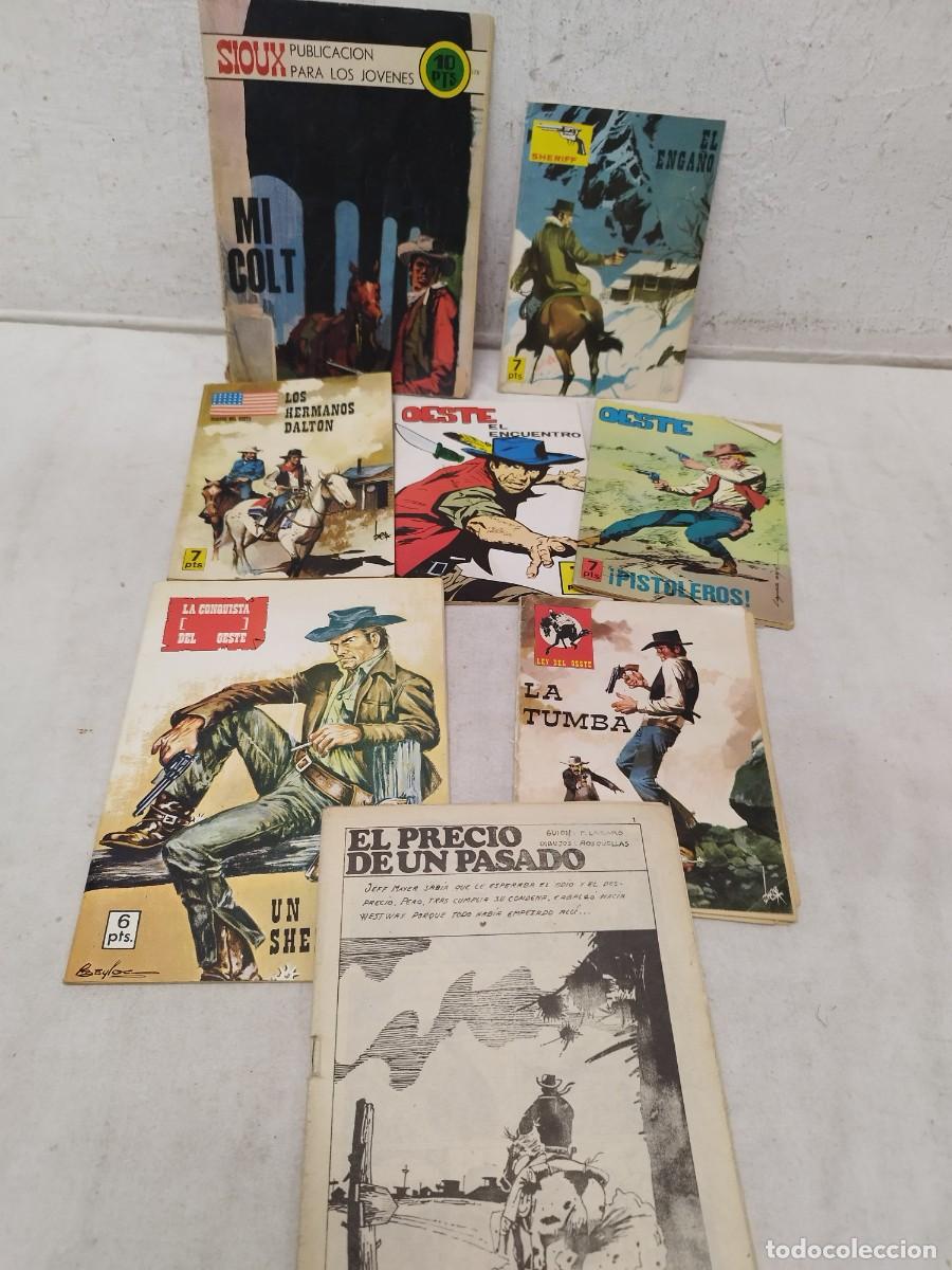 C&oacute;mics: Lote de 8 comics de western, oeste. Sioux, oeste, la tumba. - Foto 1