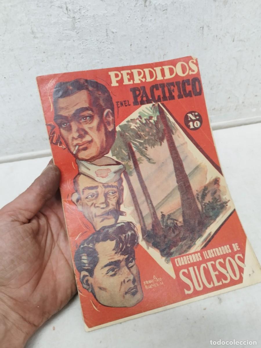 C&oacute;mics: Cuadernos Ilustrados de Sucesos, publicada en Espa&ntilde;a en 1953. Perdidos en el pac&iacute;fico N&ordm; 10.