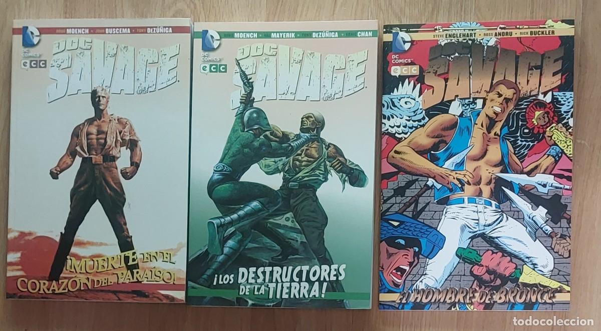 C&oacute;mics: DOC SAVAGE : EL HOMBRE DE BRONCE ECC/ZINCO - 8 TOMOS : 7 TOMOS DE ECC + MINISERIE DE ZINCO COMPLETA - Foto 1