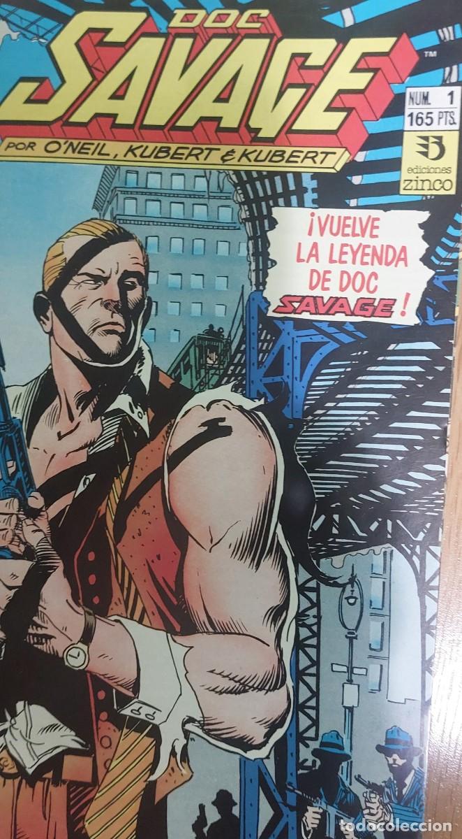 C&oacute;mics: DOC SAVAGE : EL HOMBRE DE BRONCE ECC/ZINCO - 8 TOMOS : 7 TOMOS DE ECC + MINISERIE DE ZINCO COMPLETA - Foto 8