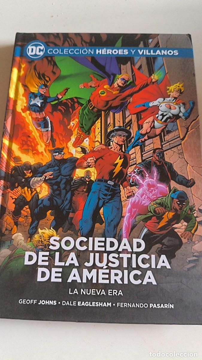 C&oacute;mics: Colecci&oacute;n H&eacute;roes y Villanos Ecc Salvat n 53 Sociedad De La Justicia De Am&eacute;rica: La Nueva Era