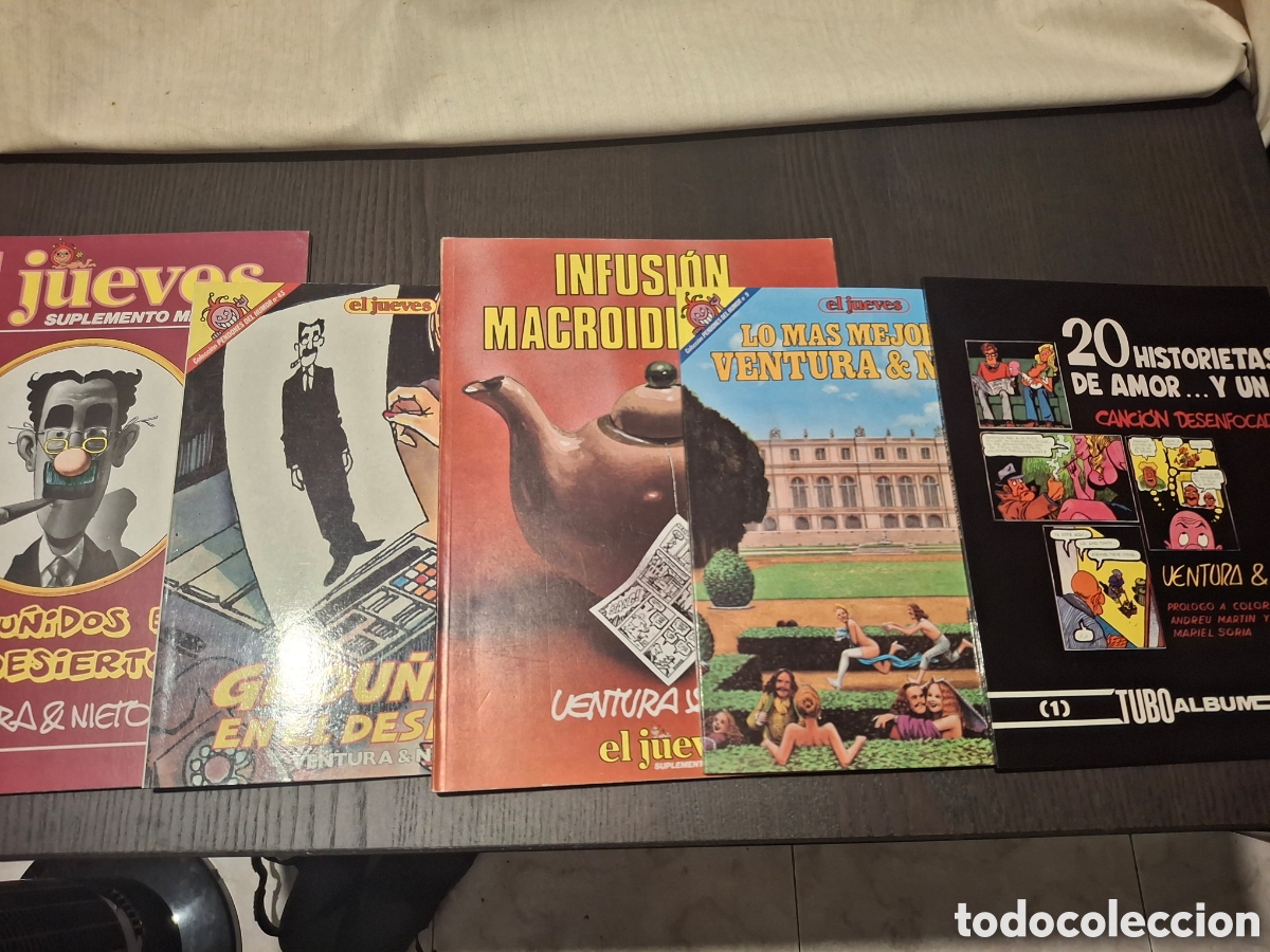 C&oacute;mics: Comics - Lote Ventura y Nieto - 5 albumes - Lo mas mejor, Grou&ntilde;idos en el desierto, Infusion, 20 his