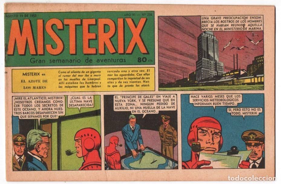 C&oacute;mics: 1953 MISTERIX # 256 &acute;&acute;SARGENTO KIRK, EL CA&Ntilde;ON DEL AGUILA MUERTA &acute;&acute;- BULL ROCKETT - MISTERIX - 28 P