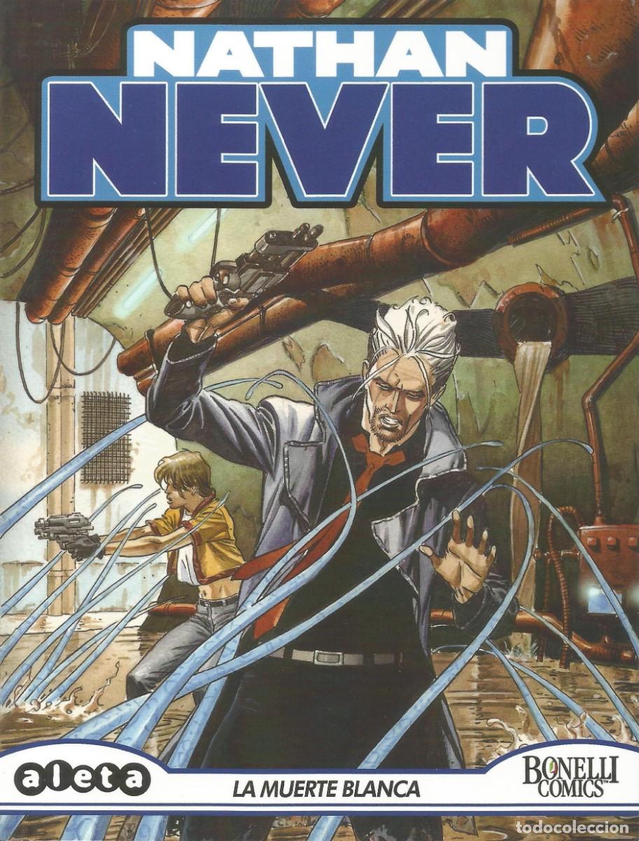 C&oacute;mics: Nathan Never - 'La muerte blanca' - N&uacute;mero 31 - Aleta Ediciones - &iexcl;Historia completa!