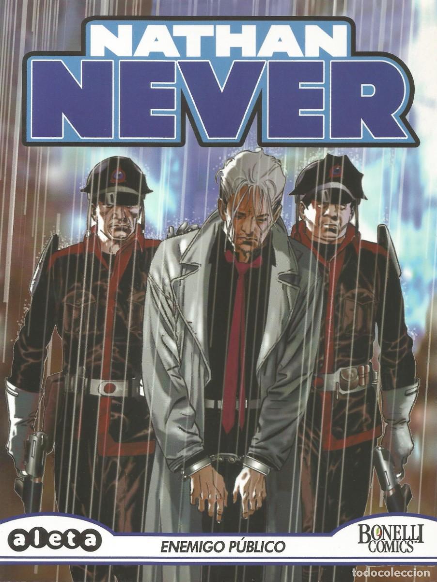 C&oacute;mics: Nathan Never - 'Enemigo p&uacute;blico' - N&uacute;mero 25 - Aleta Ediciones - &iexcl;Historia completa!