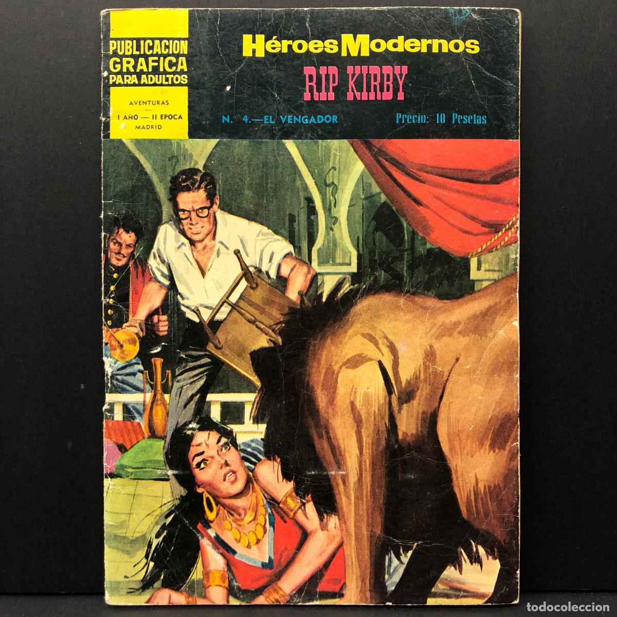 C&oacute;mics: RIP KIRBY - H&Eacute;ROES MODERNOS - N&ordm; 4 - EL VENGADOR - TEBEO - COMIC / 240