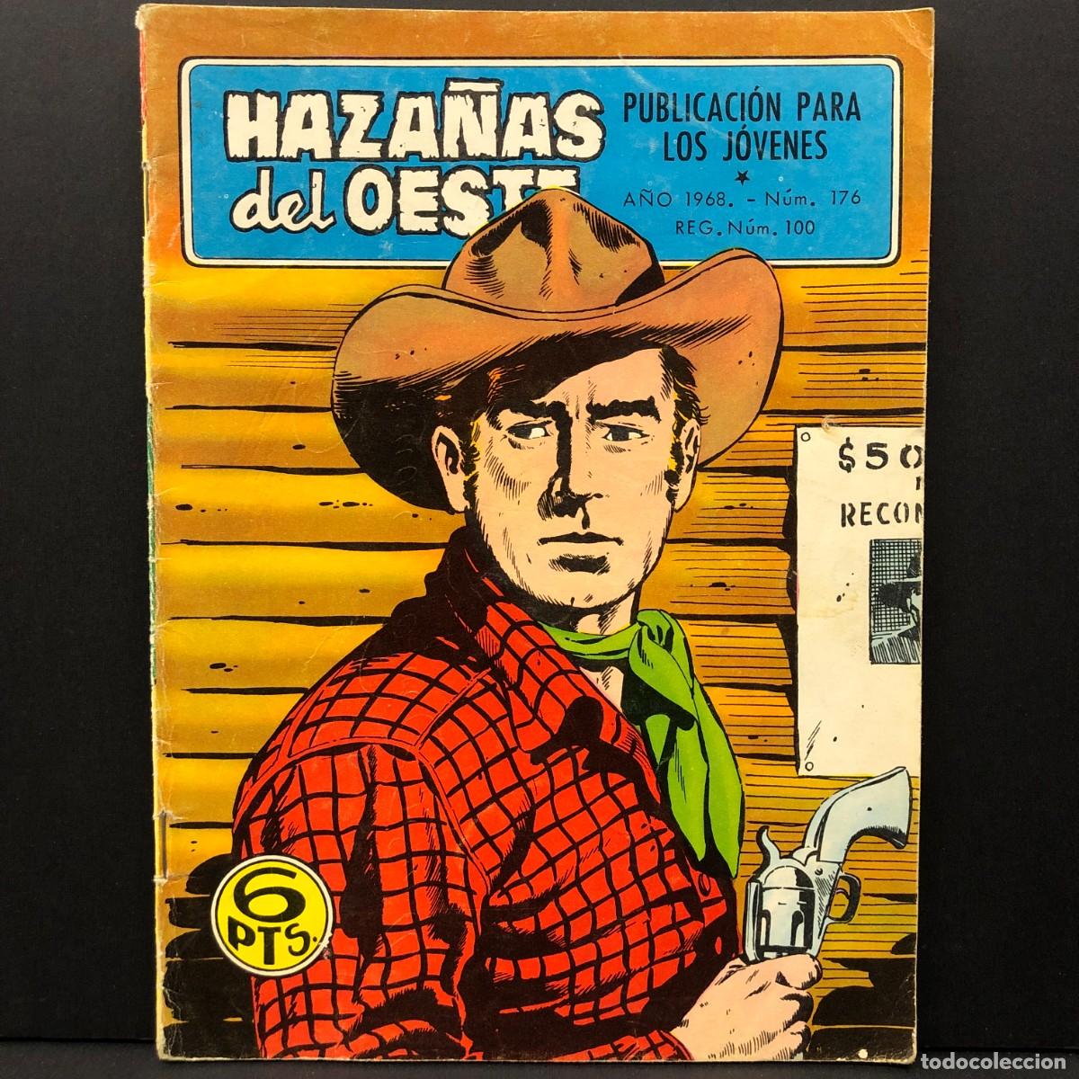 C&oacute;mics: HAZA&Ntilde;AS DEL OESTE - A&Ntilde;O 1968 - N&Uacute;M. 176 - PUBLICACI&Oacute;N PARA LOS J&Oacute;VENES - TEBEO - COMIC / 243