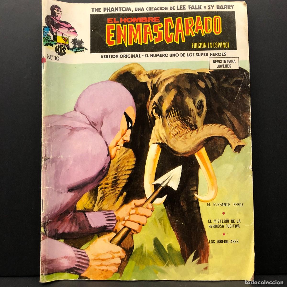 C&oacute;mics: EL HOMBRE ENMASCARADO - N&ordm; 10 - THE PHANTOM, UNA CREACION DE LEE FALK - TEBEO - COMIC / 244
