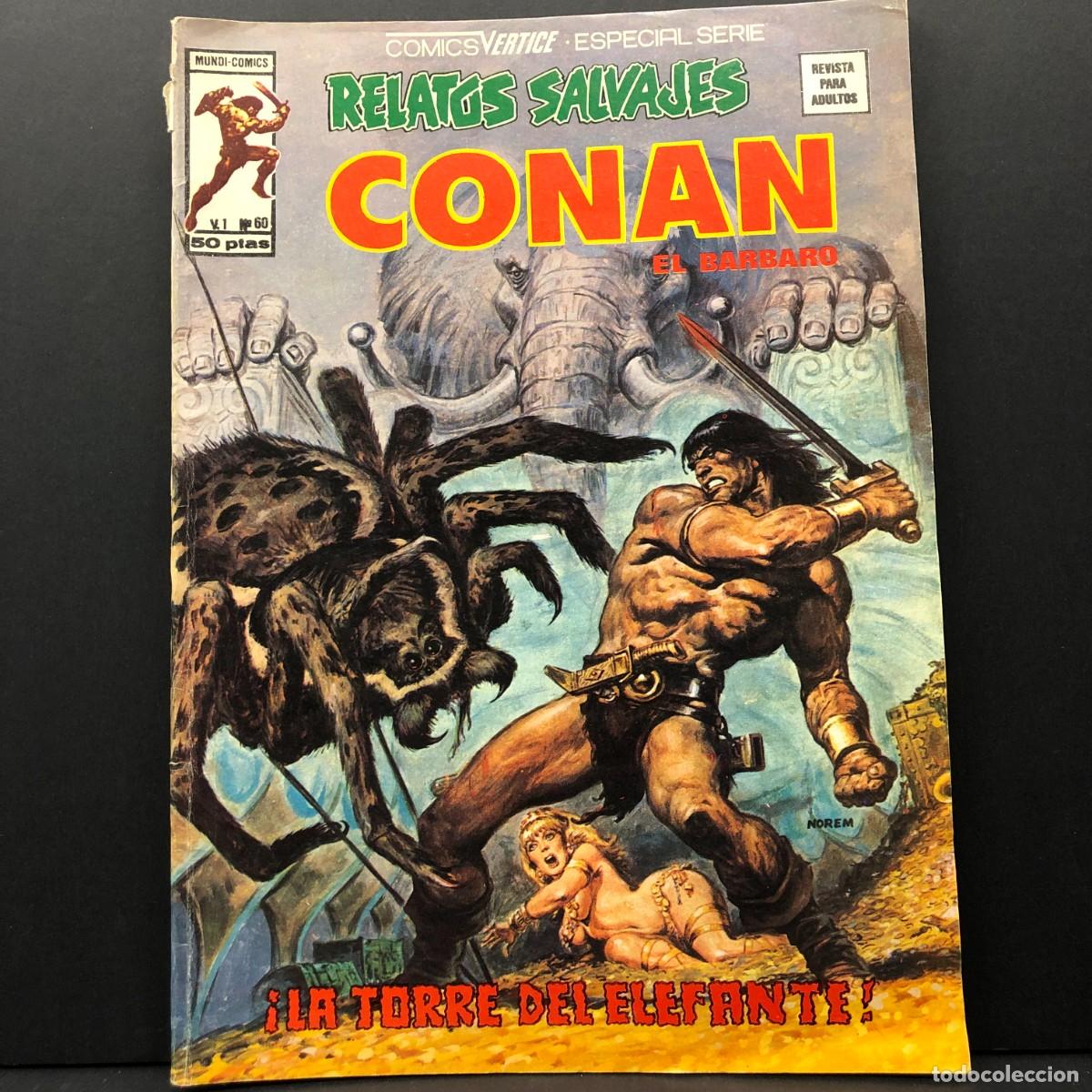 C&oacute;mics: RELATOS SALVAJES - CONAN EL BARBARO - COMICS VERTICE - N&ordm; 60 - V. I / 257