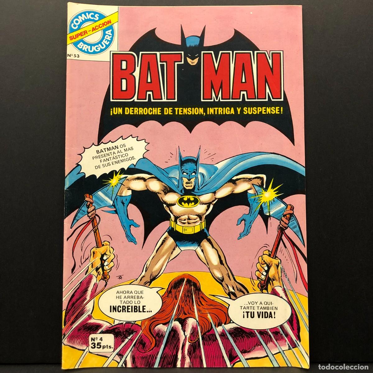 C&oacute;mics: BATMAN - N&ordm; 4 - COMICS BRUGUERA - SUPER ACCION - N&ordm; 53 / 262