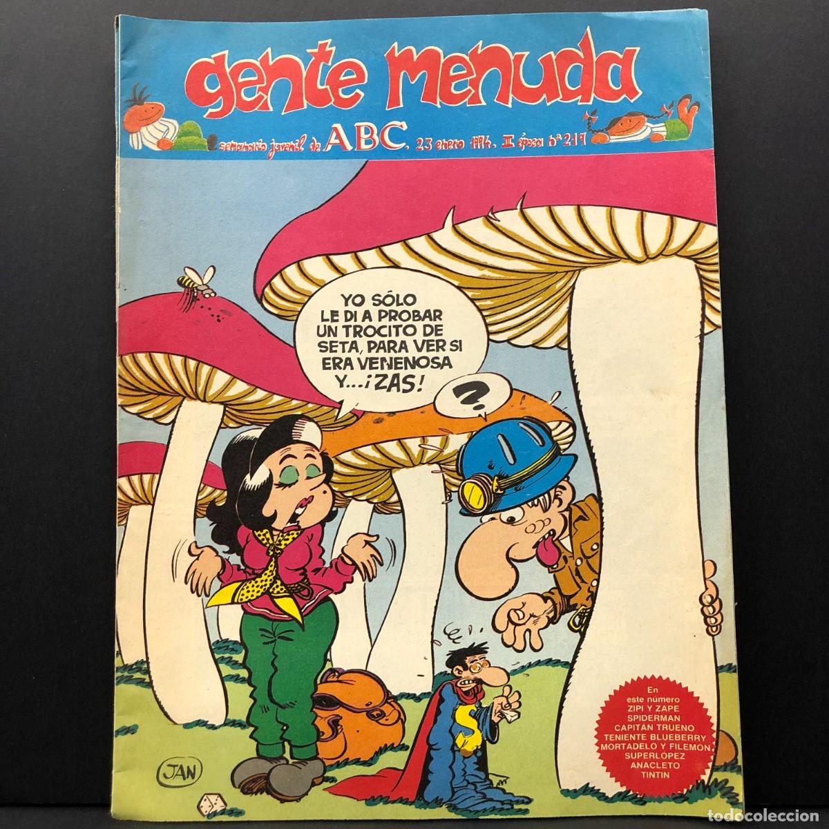C&oacute;mics: GENTE MENUDA - SEMANARIO JUVENIL DE ABC - 23 ENERO 1994 - N&ordm; 219 - TEBEO - COMIC / 295