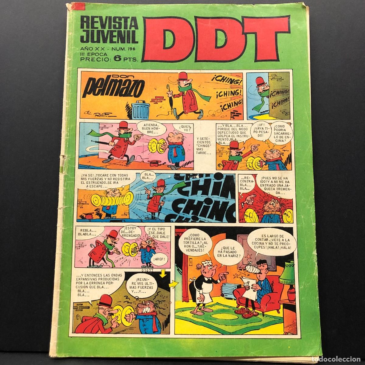 C&oacute;mics: DDT - REVISTA JUVENIL - A&Ntilde;O XX - NUM. 196 - III EPOCA - TEBEO / 329