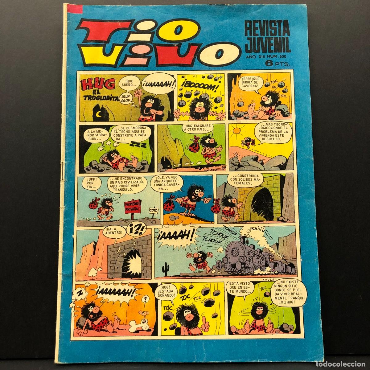 C&oacute;mics: TIO VIVO - REVISTA JUVENIL - A&Ntilde;O XIII - NUM. 500 - TEBEO / 331
