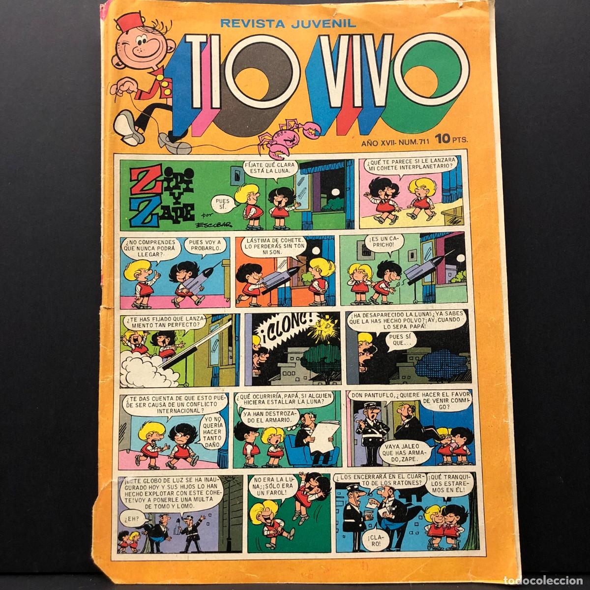C&oacute;mics: TIO VIVO - REVISTA JUVENIL - A&Ntilde;O XVII - NUM. 711 - TEBEO / 333
