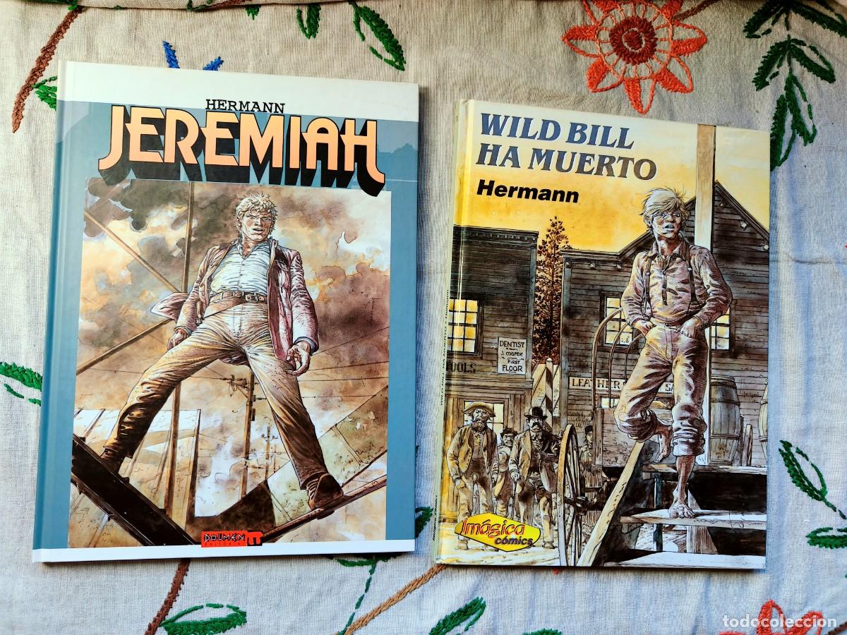 C&oacute;mics: Jeremiah 20 Mercenarios y Wild Bill ha muerto. Hermann. Dolmen e Im&aacute;gica Comics. Edici&oacute;n en tapa dur