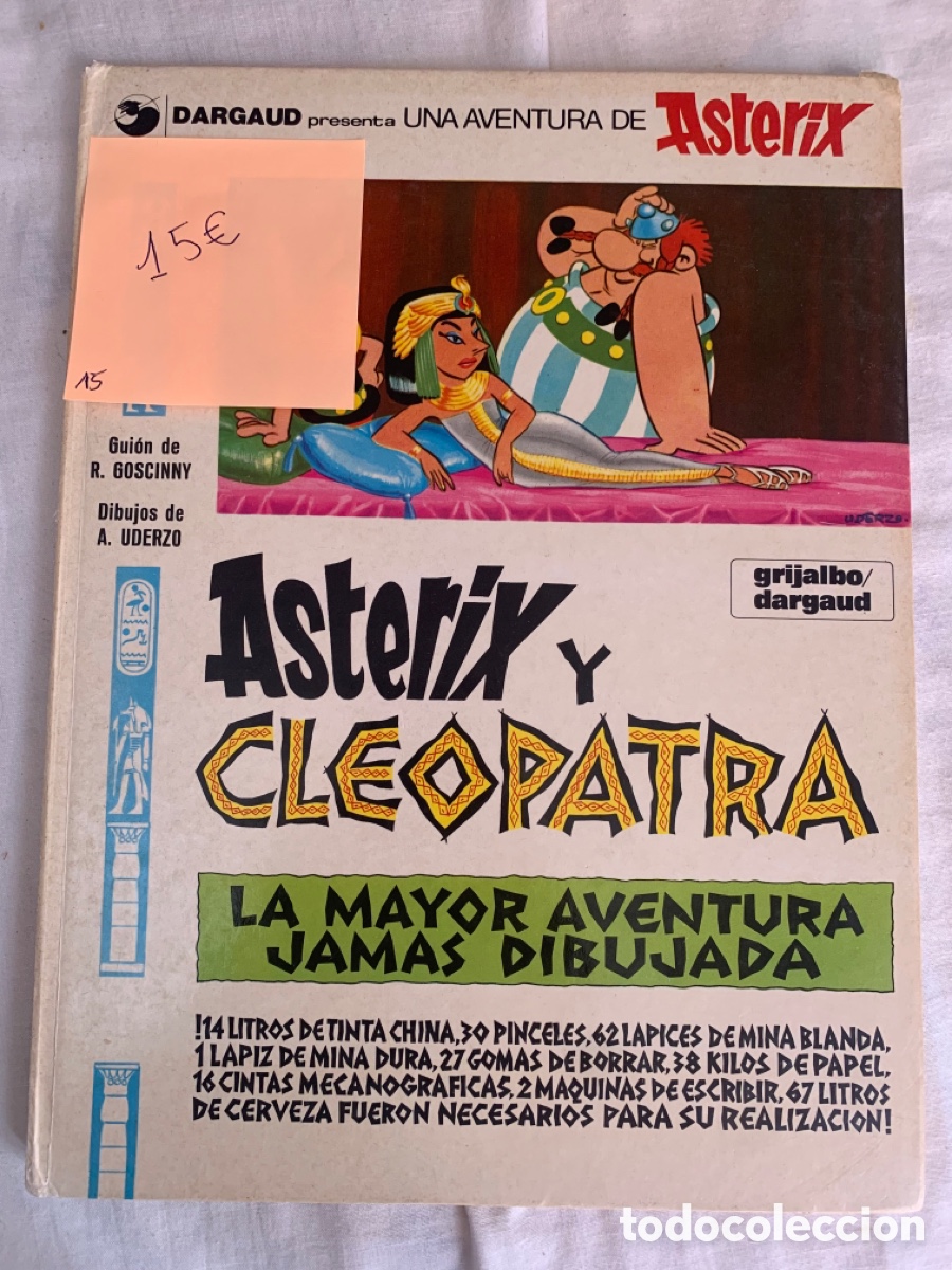 C&oacute;mics: Lote de cinco c&oacute;mics de Ast&eacute;rix 5 edici&oacute;n Pilote uno dargaud - Foto 3