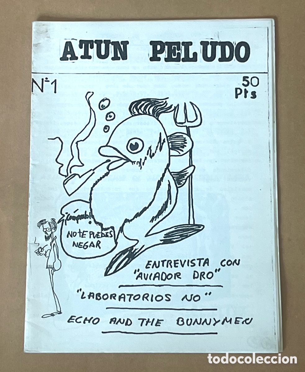 C&oacute;mics: ATUN PELUDO N&ordm;1 - ENTREVISTA A AVIADOR DRO - REVISTA FANZINE, MADRID