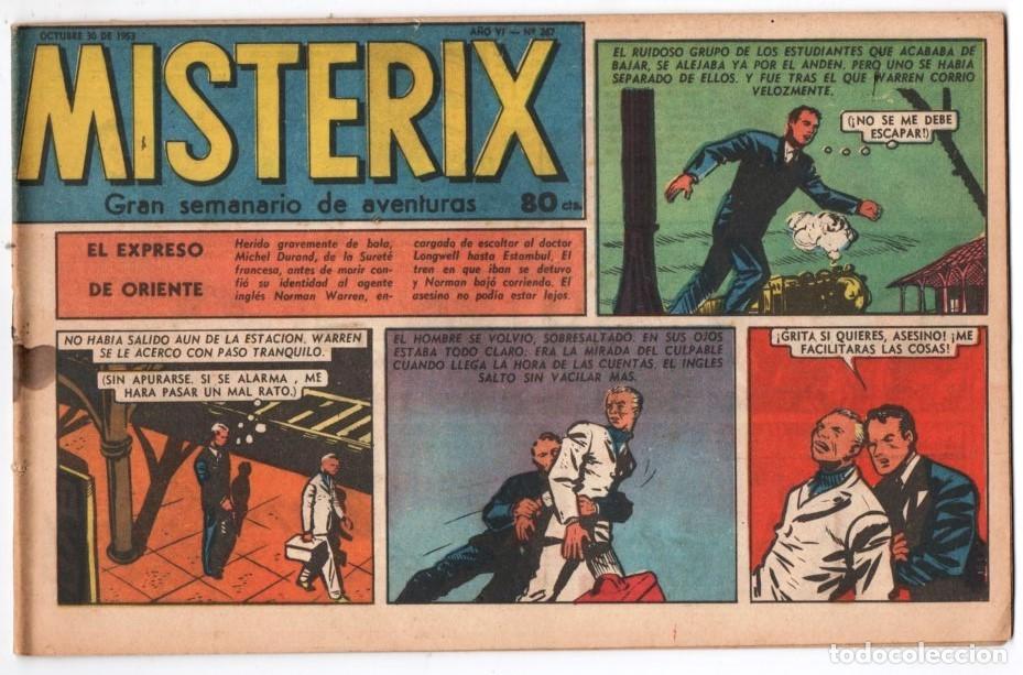 C&oacute;mics: 1953 MISTERIX # 267 &acute;&acute;SARGENTO KIRK, LA MALDICION DEL TOMAHAWK &acute;&acute;- BULL ROCKETT - MISTERIX - 28 P