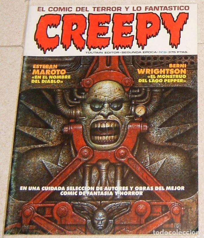 C&oacute;mics: CREEPY N&ordm; 8 . SEGUNDA &Eacute;POCA. TERROR Y FANT&Aacute;STICO . TOUTAIN EDITOR . 1990