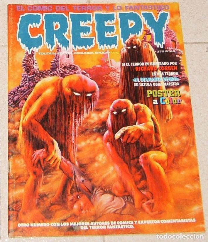 C&oacute;mics: CREEPY N&ordm; 10 . SEGUNDA &Eacute;POCA. TERROR Y FANT&Aacute;STICO . TOUTAIN EDITOR . 1990