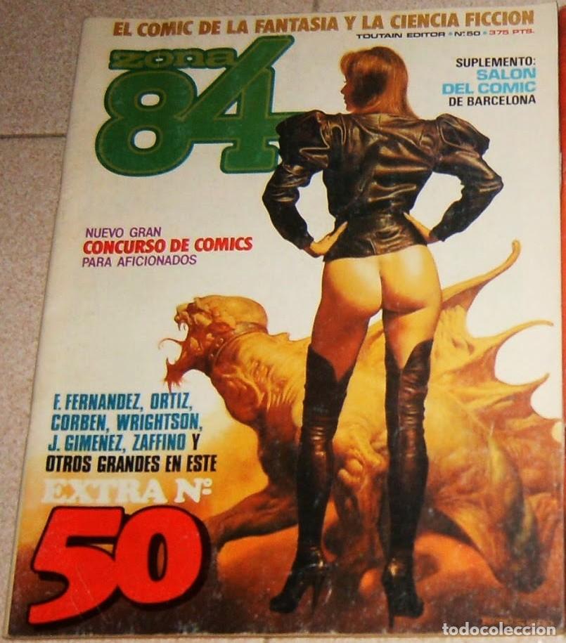 Comics : ZONA 84 . N&ordm; 50 . FANTAS&Iacute;A Y CIENCIA FICCION . TOUTAIN EDITOR