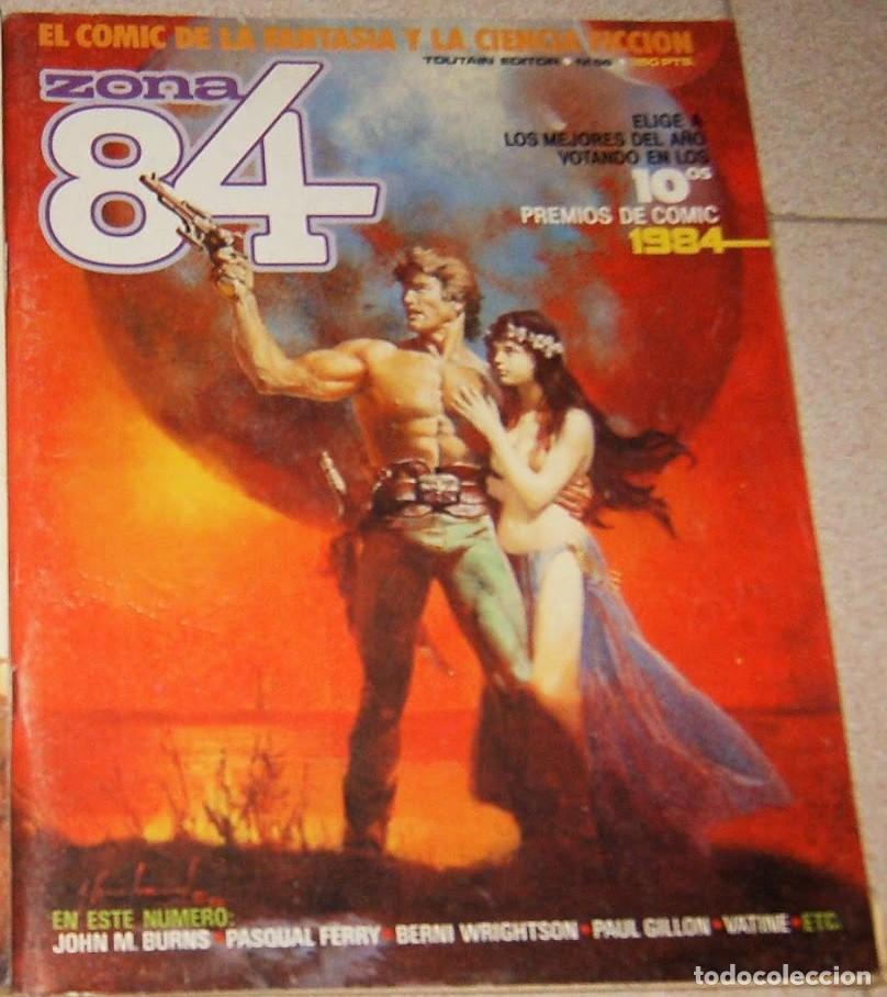 Comics : ZONA 84 . N&ordm; 56 . FANTAS&Iacute;A Y CIENCIA FICCION . TOUTAIN EDITOR
