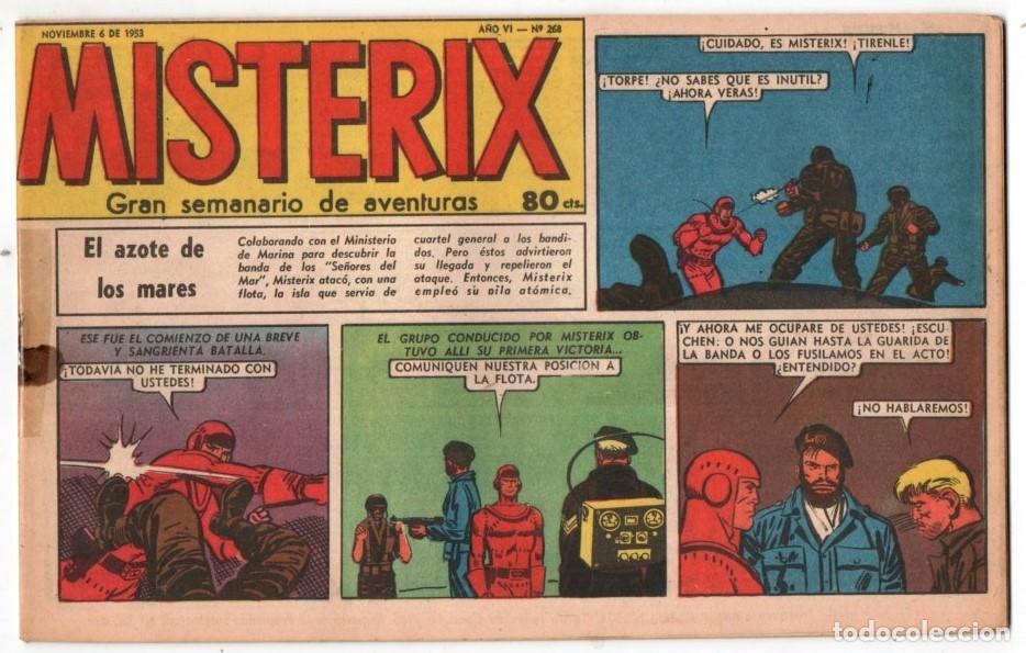 C&oacute;mics: 1953 MISTERIX # 268 &acute;&acute;SARGENTO KIRK, EL TRAFICANTE DE MUERTE &acute;&acute;- BULL ROCKETT - MISTERIX - 28 P