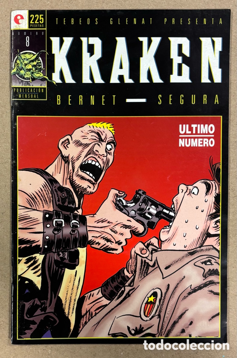 C&oacute;mics: KRAKEN N&deg; 8 (TEBEOS GLENAT). BERNET & SEGURA. &Uacute;LTIMO N&Uacute;MERO.