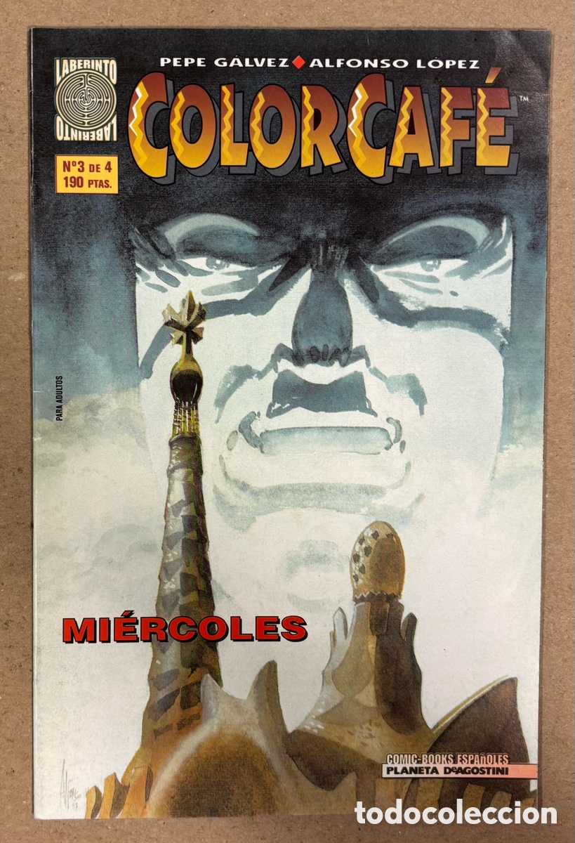 C&oacute;mics: COLORCAF&Eacute; N&deg; 3 (LABERINTO). MI&Eacute;RCOLES. PEPE G&Aacute;LVEZ & ALFONSO L&Oacute;PEZ.