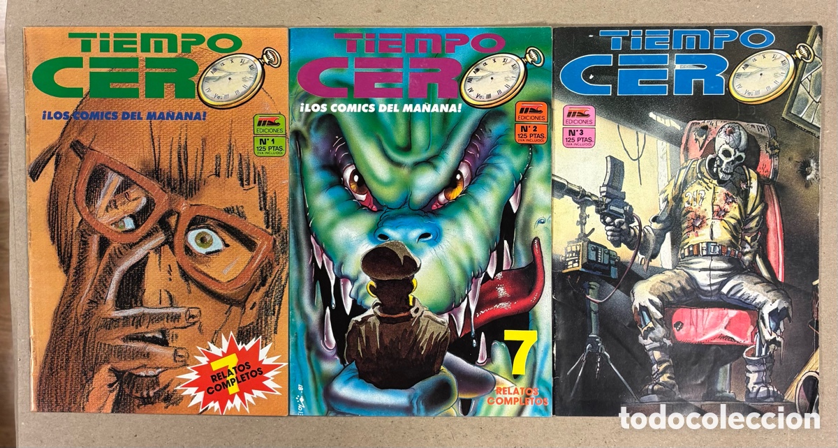 C&oacute;mics: TIEMPO CERO 1 - 2 - 3 (MC EDICIONES). LOTE DE 3 C&Oacute;MICS. - Foto 1