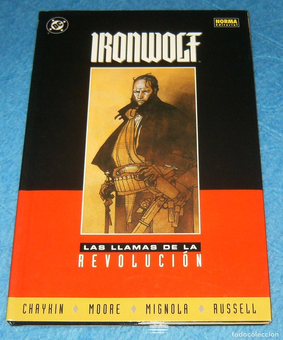 Comics: IRON WOLF LAS LLAMAS DE LA REVOLUCI&Oacute;N . Howard Chaykin , Mike Mignola . Norma Editorial . TAPA DURA