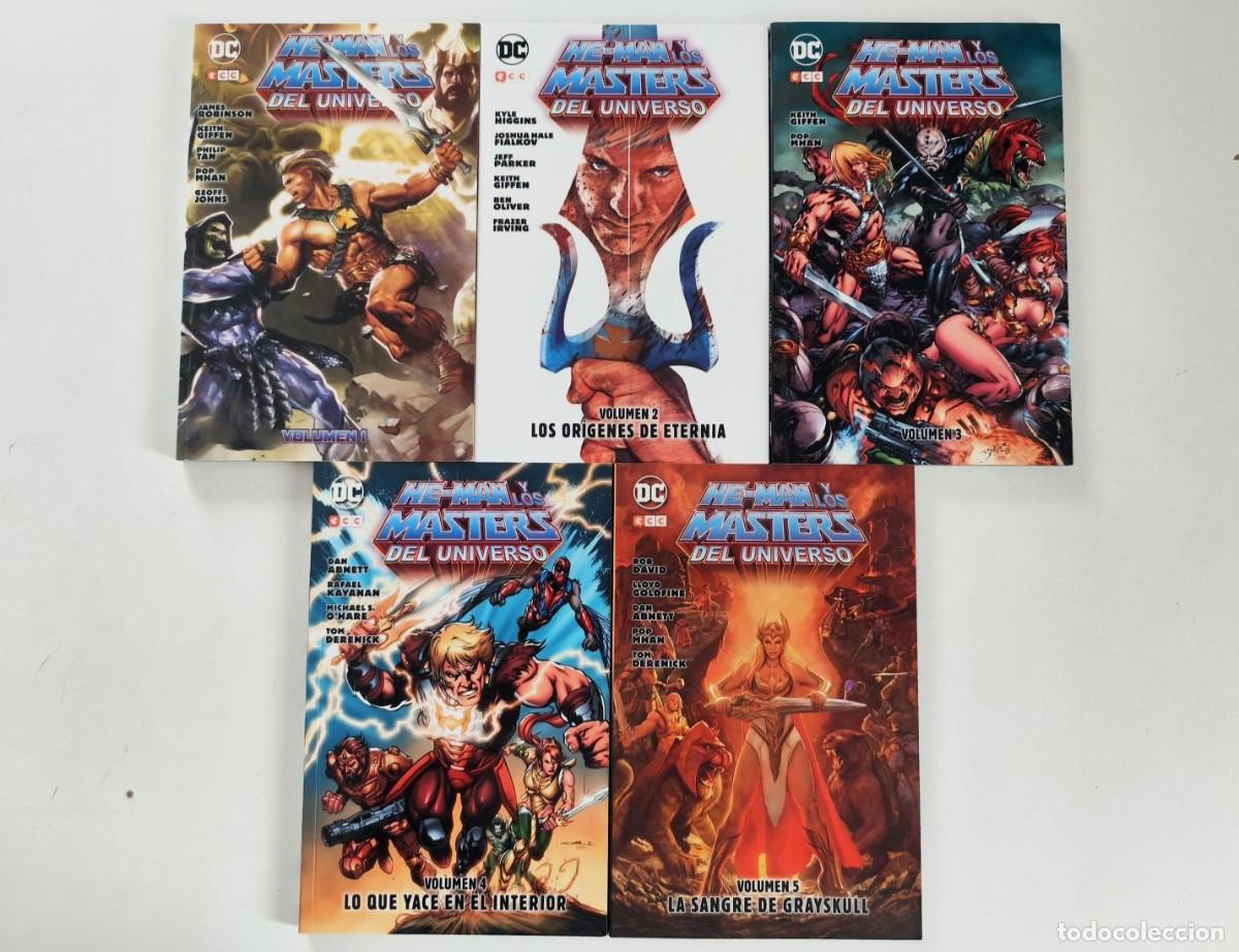 C&oacute;mics: HE-MAN Y LOS MASTERS DEL UNIVERSO (James Robinson, Keith Giffen) COMPLETA 5 TOMOS ~ DC/ECC (2019)
