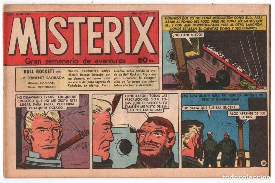 C&oacute;mics: 1954 MISTERIX # 291 &acute;&acute;SARGENTO KIRK, LA CIUDAD DE LOS ESPIRITUS &acute;&acute;- BULL ROCKETT - JIM TORO - 28 P