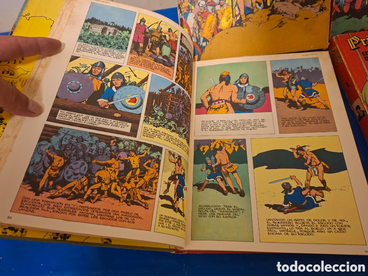 C&oacute;mics: Lote 4 tomos pr&iacute;ncipe valiente - Foto 6