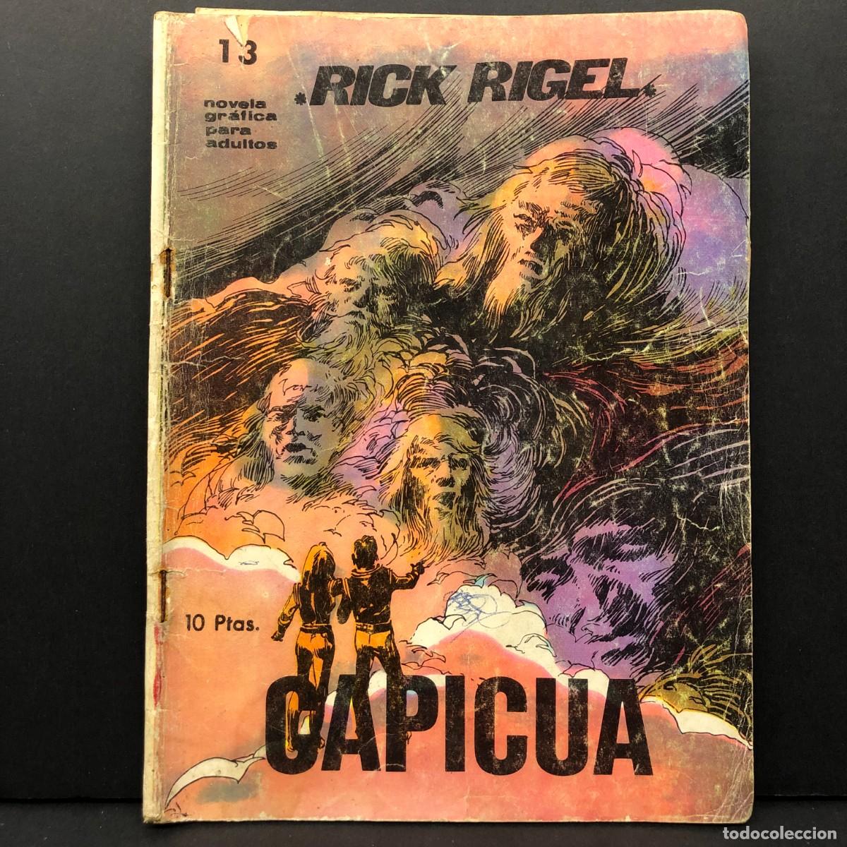 C&oacute;mics: CAPICUA - RICK RIGEL - NOVELA GR&Aacute;FICA PARA ADULTOS - N&ordm; 13 - EDICIONES BOIXHER - 1968 / 777