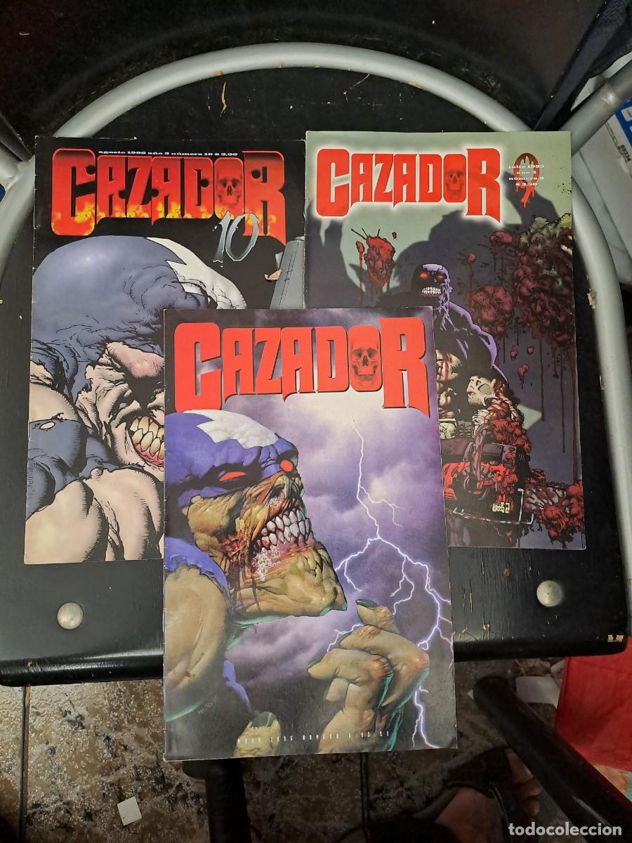 C&oacute;mics: Cazador 8, 9 y 10, Urraca en buen estado Bolsa DA