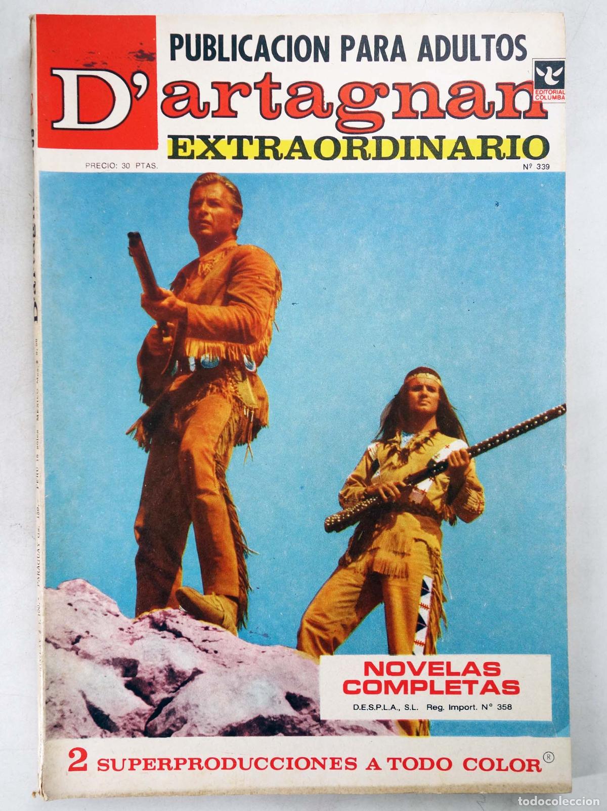 C&oacute;mics: D ARTAGNAN 339 (Vvaa) Columba, 1985