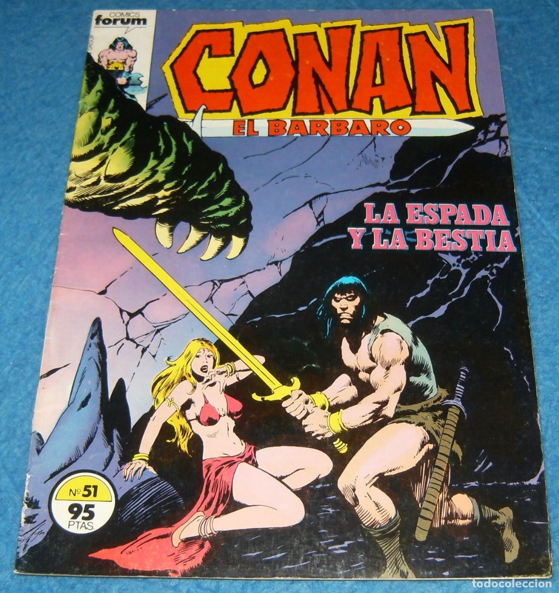 Comics : CONAN EL BARBARO Vol.1 n&uacute;mero 51 . Forum