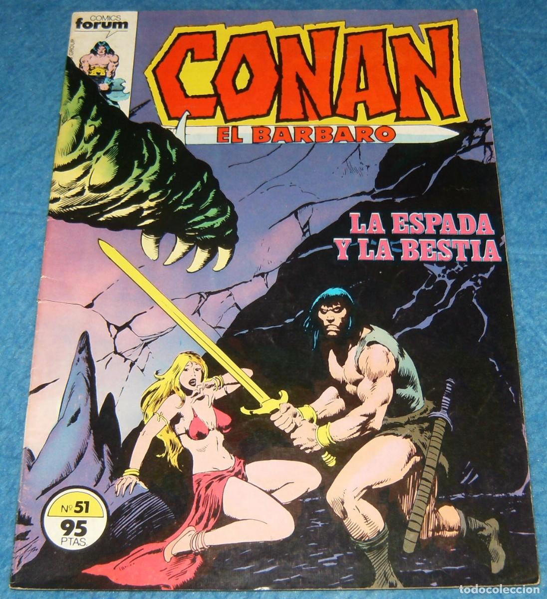 Comics: CONAN EL BARBARO Vol.1 n&uacute;mero 51 . Forum