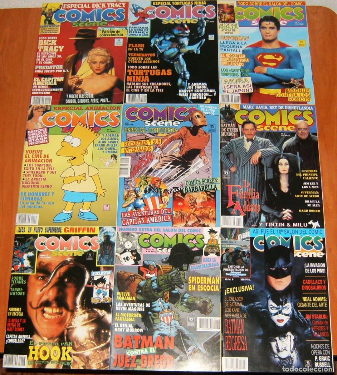 Comics: COMICS SCENE 1 2 3 4 5 6 7 8 9 10 11 12 13 14 15 16 17 18 19 . COLECCI&Oacute;N COMPLETA . Ediciones Zinco