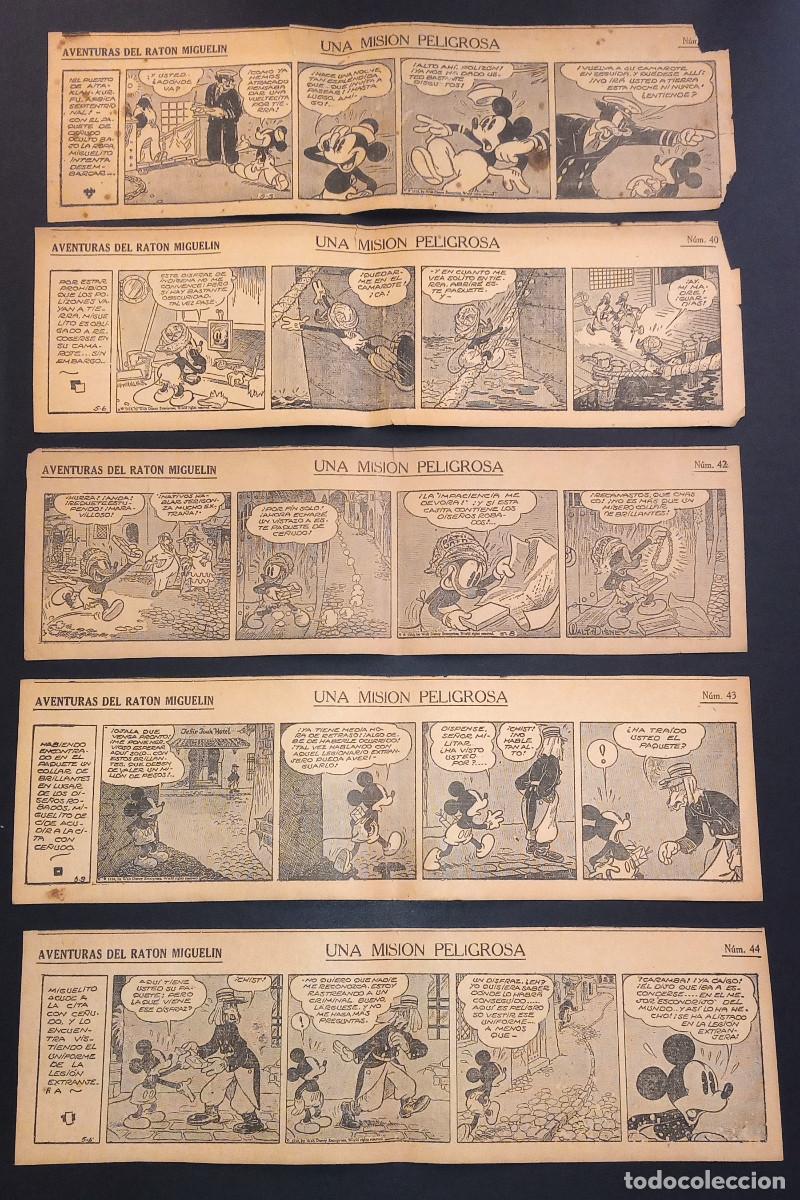 C&oacute;mics: 13 TIRAS DE EL RAT&Oacute;N MIGUEL&Iacute;N, UNA MISI&Oacute;N PELIGROSA - DIARIO LA VANGUARDIA 1935